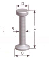 spherical head lifting anchors