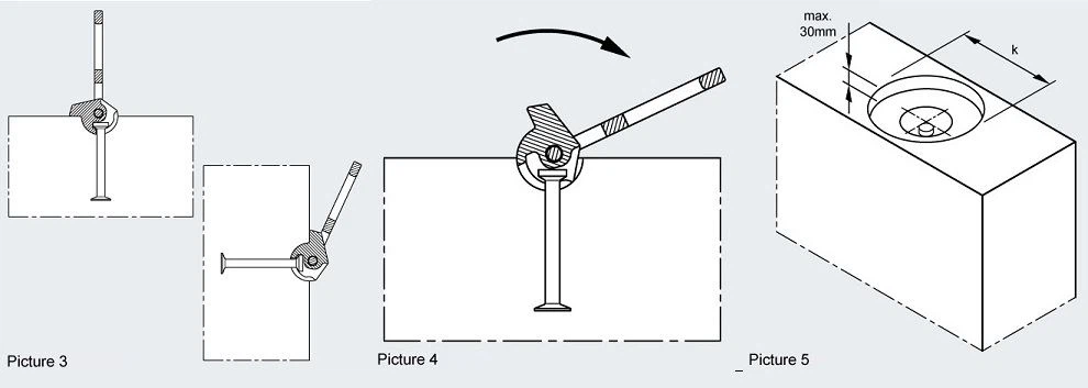 using spherical head lifting clutch