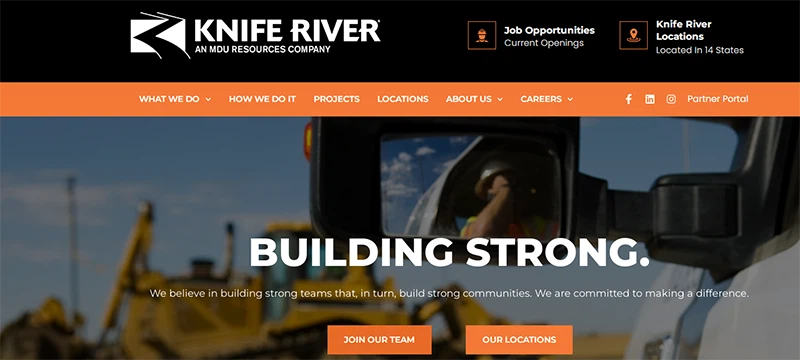 26.KNIFE RIVER CORP.&nbsp;