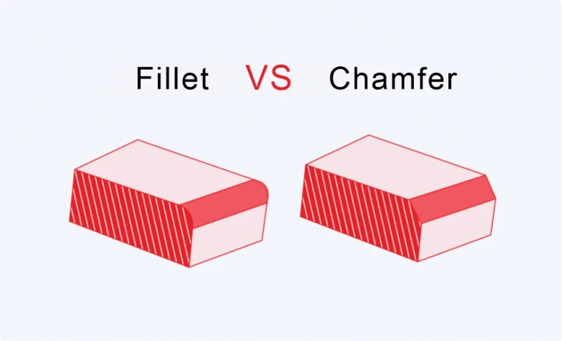 Fillet Edges VS Chamfer Edges Fillet Edges VS Chamfer Edges