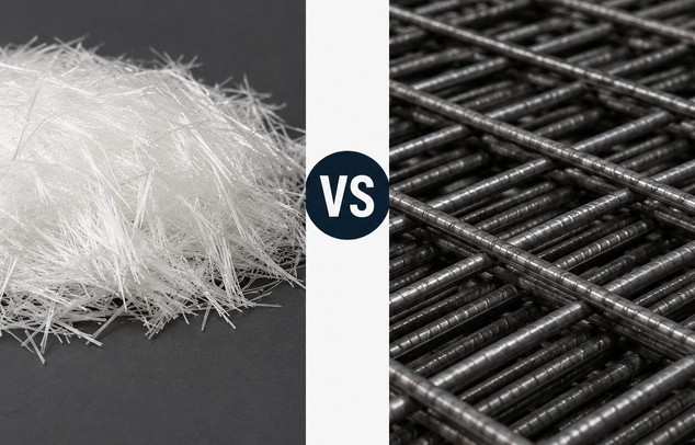 Concrete Fiber vs Mesh Reinforcement Concrete Fiber vs Mesh Reinforcement